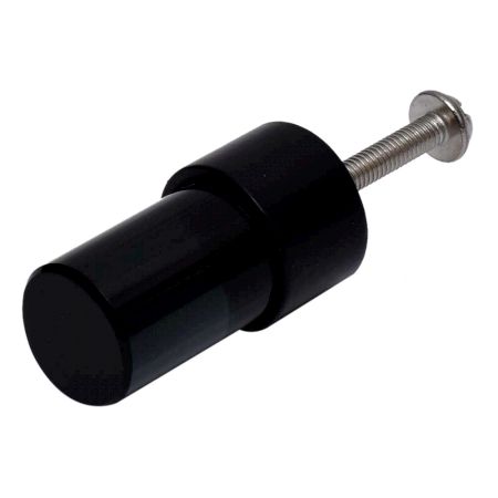 Black Tiny Cylinder Glass Cabinet knobs